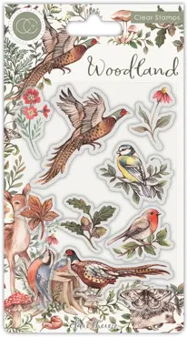 Craft Consortium Woodland Birds Stamps