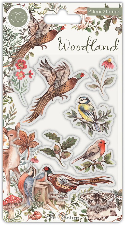 Craft Consortium Woodland Birds Stamps 