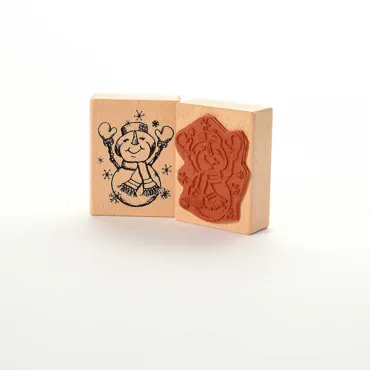 Motivstempel-Happy Snowman