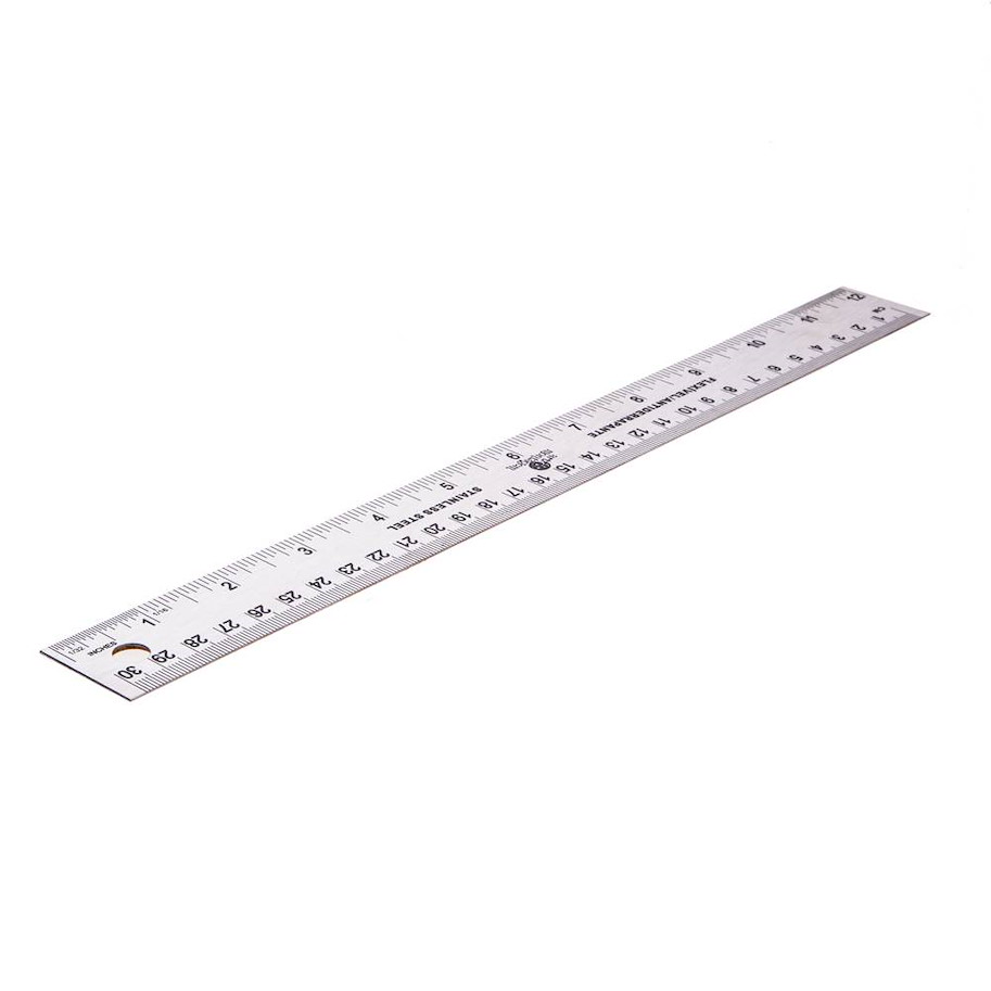 Aurelie Stainless Steel Ruler 30 cm / 12 inch