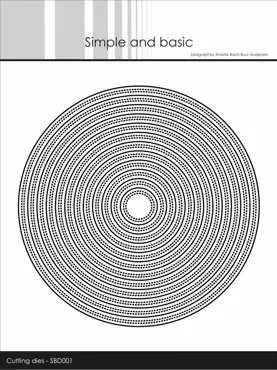 Simple and Basic Double Pierced Circle Metal Dies
