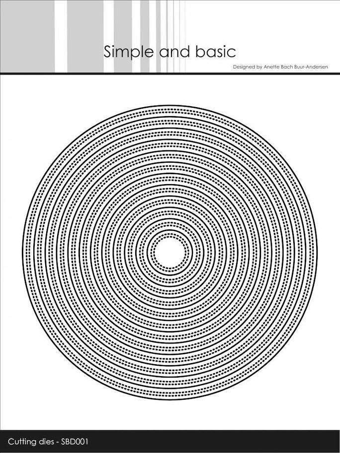 Simple and Basic Double Pierced Circle Metal Dies 