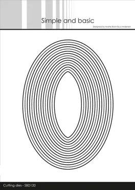 Simple and Basic Frames Oval Dies