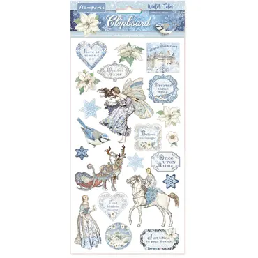 Stamperia Chipboard 15x30cm Winter Tales