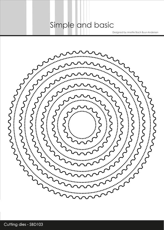 Simple and Basic Stamp Round Dies 