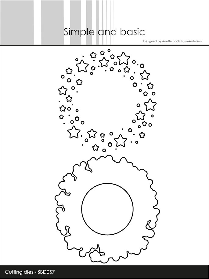 Simple and Basic Patterned Frames Stars Dies 
