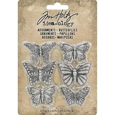 Idea-ology Tim Holtz Adornments Butterflies