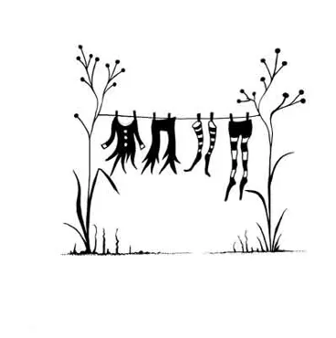 Lavinia Stamps-Fairy Washing Line