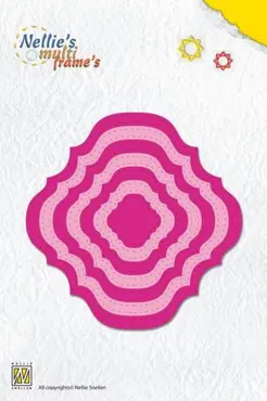 Nellies Choice Multi Frame Die - dotted ornamental 1