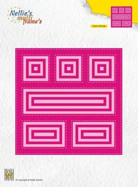 Nellies Choice Multi Frame Die - Block die square