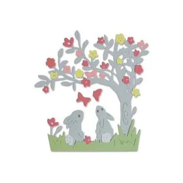 Sizzix Thinlits Die Set - 3PK Bunny Scene Olivia Rose