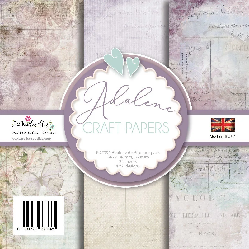 Polkadoodles Adalene 6x6 Inch Paper Pack 