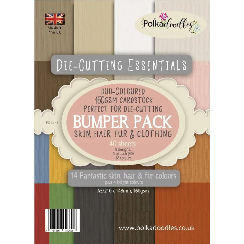 Polkadoodles Die-Cutting Essentials Bumper A5 Paper Pack