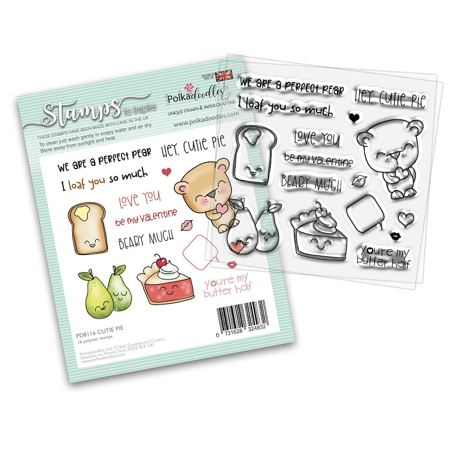 Polkadoodles Cutie Pie Clear Stamps 