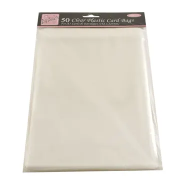 Anita's A5 Clear Plastic Card Bags (50pk)