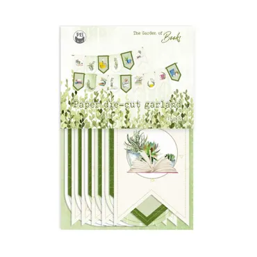 P13-BANNER / DIE CUT THE GARDEN OF BOOKS, 15PCS