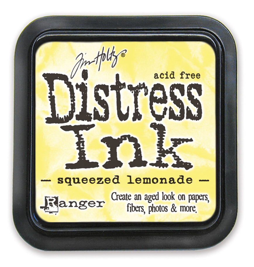 Ranger Distress Ink pad - squeezed lemonade 