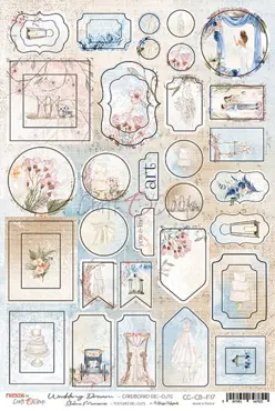 CRAFT O'CLOCK - WEDDING DREAM - CARDBOARD DIE-CUTS