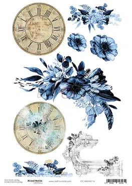 CRAFT O'CLOCK - MM - RICE PAPER - 14 - A4 SHEET