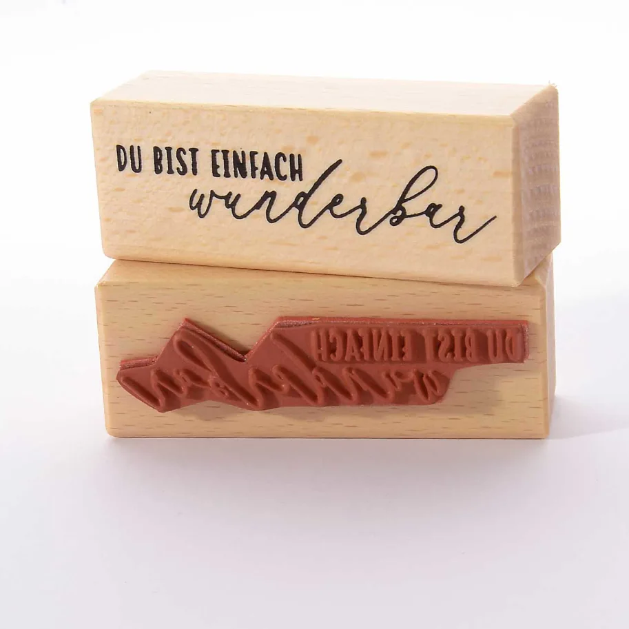 Motivstempel-Du bist einfach wunderbar