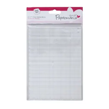 Acryl Stempelblock 12,7 x 17,8 cm