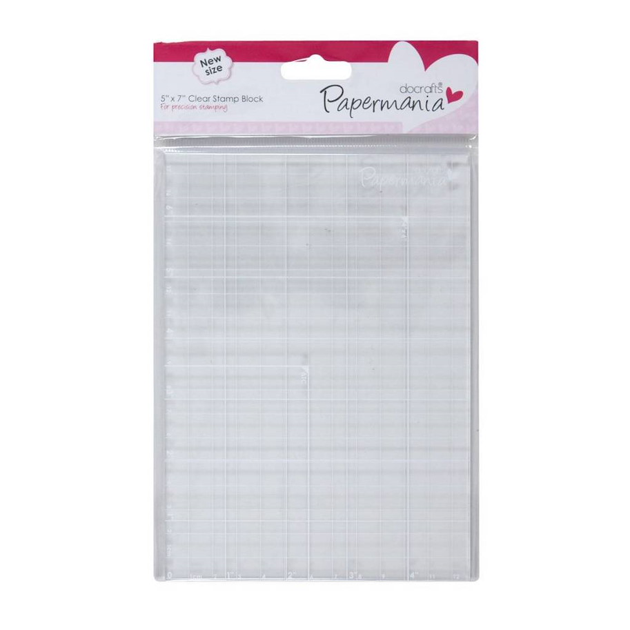 Acryl Stempelblock 12,7 x 17,8 cm 