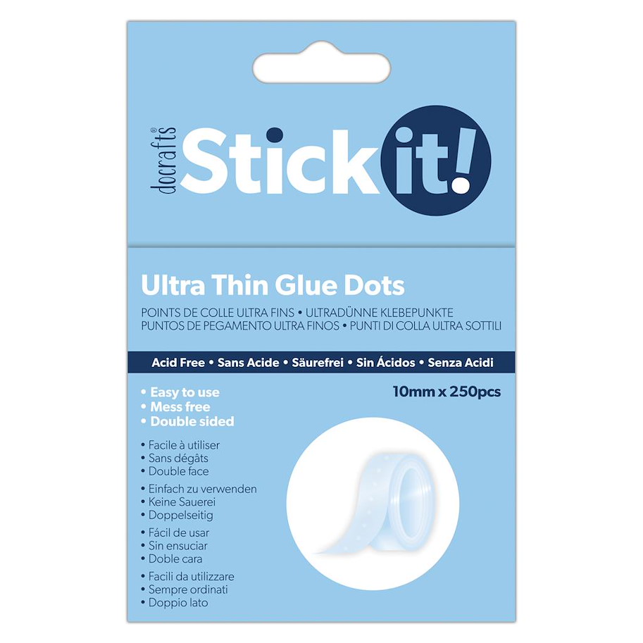 Stick It! Ultra Thin Glue Dots 10mm (250pcs) 