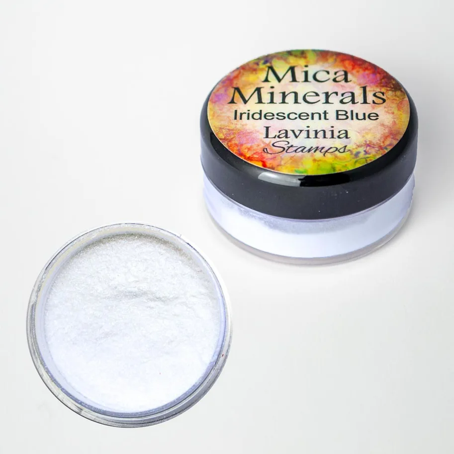Lavinia Stamps-Mica Minerals-Iridescent Blue