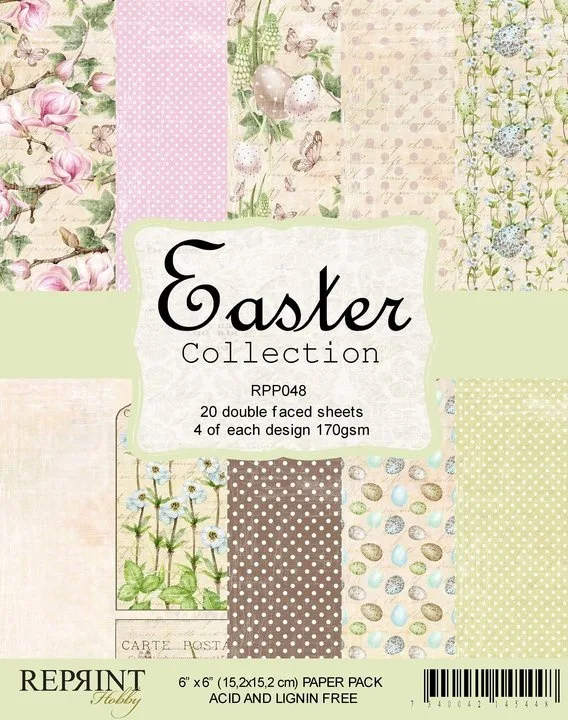 Reprint Easter Collection 6x6 Inch Paper Pack 