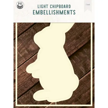 P13-LIGHT CHIPBOARD DECO BASE-BUNNY