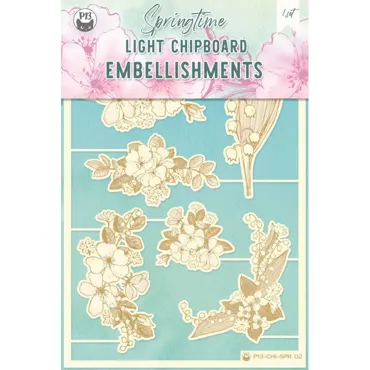 P13-LIGHT CHIPBOARD EMBELLISHMENTS SPRINGTIME 02