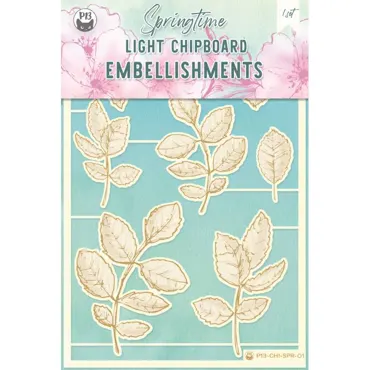 P13-LIGHT CHIPBOARD EMBELLISHMENTS SPRINGTIME 01