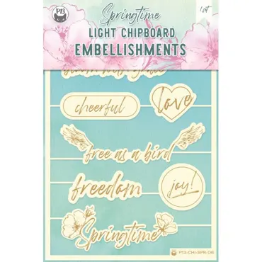 P13-LIGHT CHIPBOARD EMBELLISHMENTS SPRINGTIME 06