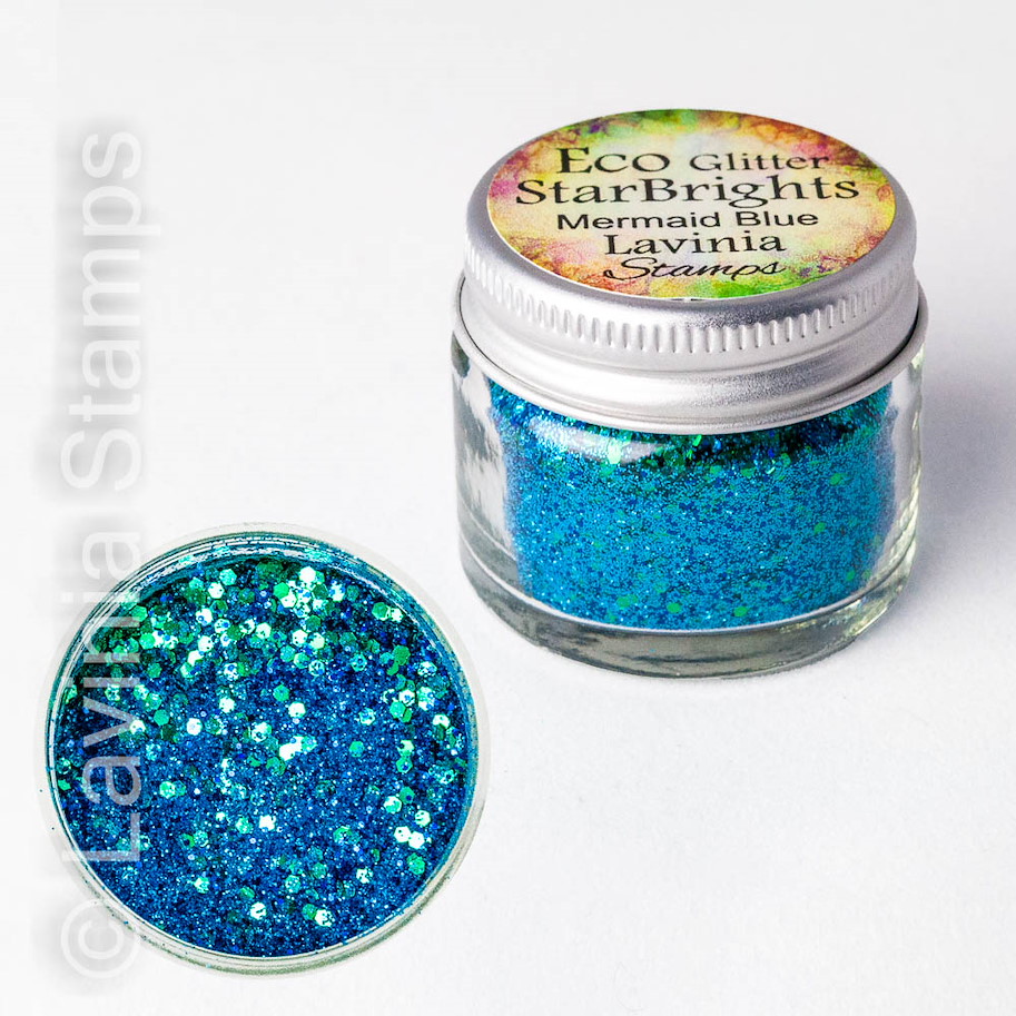 Lavinia Stamps-StarBrights Eco Glitter-Mermaid Blue