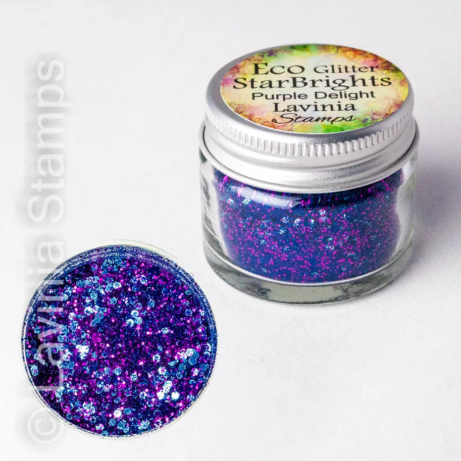 Lavinia Stamps-StarBrights Eco Glitter-Purple Delight