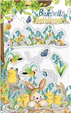 Craft Consortium Bluebells and Buttercups Chicks Clear Stamps