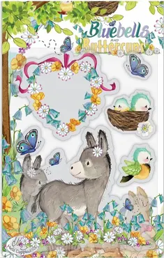 Craft Consortium Bluebells and Buttercups Donkey Clear Stamps