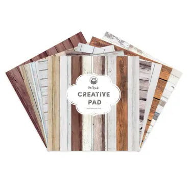 P13-MAXI CREATIVE PAD WOOD, 12X12"