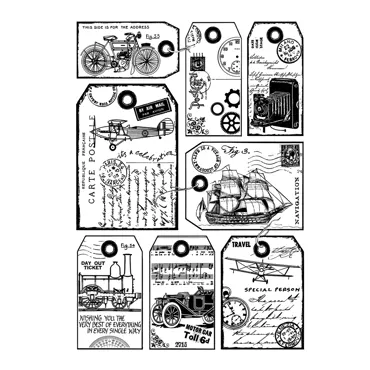 Crafty Individuals It's a Man's World Unmounted Rubber Stamps