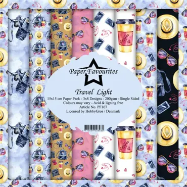 Paper Favourites Travel Light 6x6 Inch Paper Pack