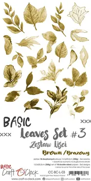 CRAFT O'CLOCK - BASIC - LEAVES - SET 03 - EXTRAS SET