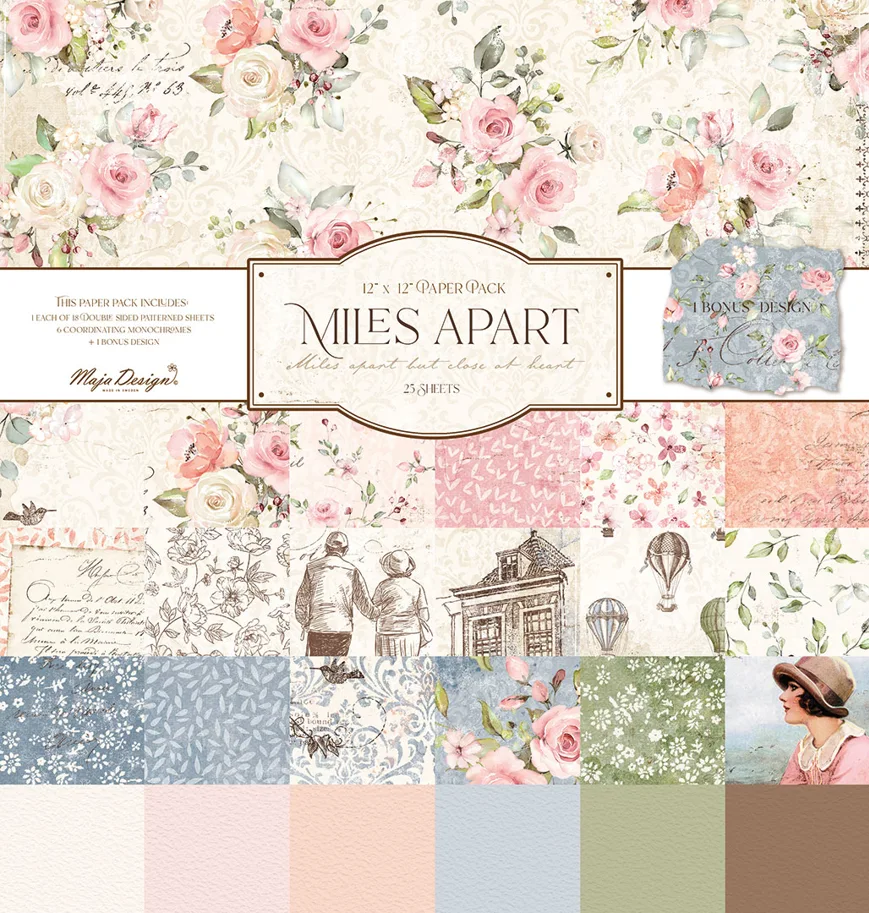 Maja Design-Miles Apart - 12x12 Collection Pack