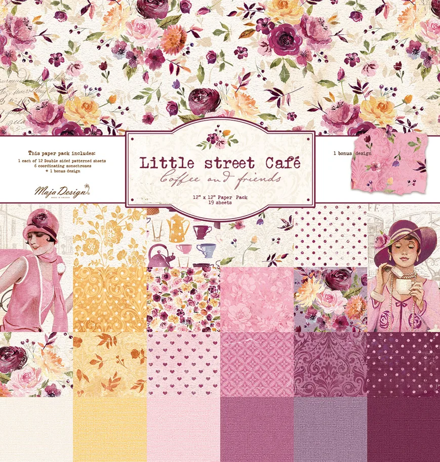 Maja Design-Little Street Café - 12x12 Collection Pack