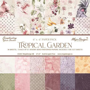 Maja Design - Tropical Garden - 6x6" Collection Pack
