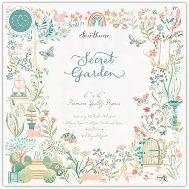 Craft Consortium Secret Garden 6x6 Inch Paper Pad