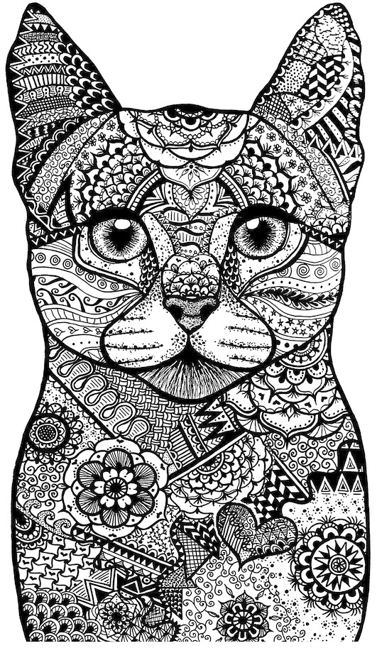 Crafty Individuals Happy Cat Unmounted Rubber Stamps