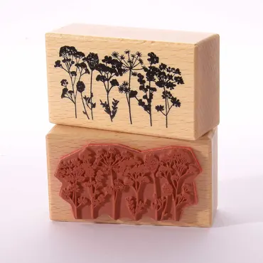 Heindesign Motivstempel Titel: Wiesenkräuter