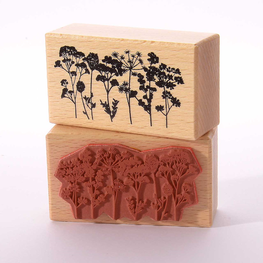 Heindesign Motivstempel Titel: Wiesenkräuter