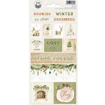 P13-STICKER SHEET COSY WINTER 02,10,5 X 23 CM