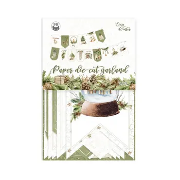 P13-PAPER DIE CUT GARLAND COSY WINTER, 15PCS.